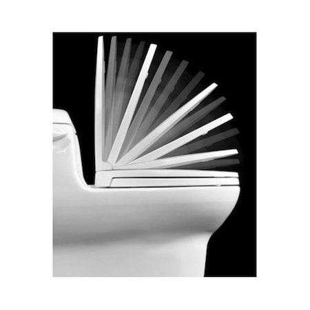 Centoco Manufacturing Corporation Centoco 1400SC-301 Crane White Luxury Safety Close Toilet Seat 1400SC-301